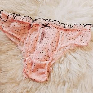 New Victoria's Secret Sexy Little Things Polka Dot Panties